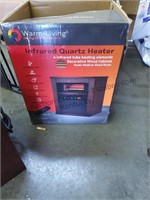 Warm living heater beeps when come on batteries