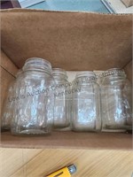 5 Atlas Small mouth canning jars 5 Small canning