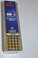 CCi Mini Mag 22 Long Rifle Hollow Point 100 Rounds