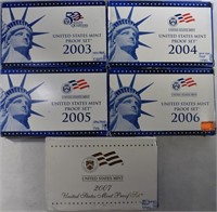 2003-07 US PROOF SETS