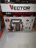 Vector 4in1 portable power jump starter air