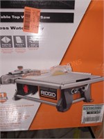 Ridgid 7" Table Top Wet Tile Saw