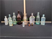 (12) Vintage Bottles