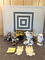 Vintage Ceramic Owl Lot