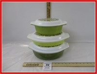 Vintage PYREX OVAL CASSOROLE dishes