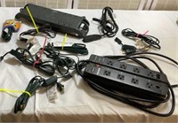 Lg Lot of Surge Protectors and Extension Cords