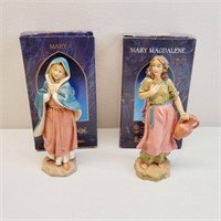2 Fontanini Figurines - Mary, Mary Magdalene