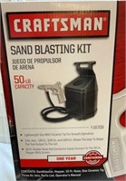New Craftsman Sandblasting Kit 50lb Capacity
