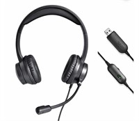 New USB Stereo Headset With Mic