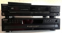 Pair of SONY disc players
