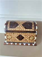 Wood Chest Jewelry/Trinket Box
