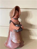 Hand Made Pottery Lady w/ Bonnet