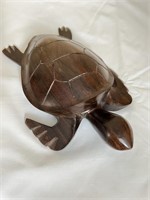 MCM Walnut Turtle Carving