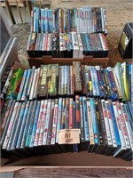 2 FLATS OF DVD MOVIES & DVD SEASONS OF TV SHOWS