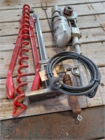LARGE BOLT CUTTER, ELECTRIC HAND HELD PIPE CUTTER