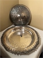 Old English Reproduction Serving Dish With Cover
