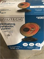 Utilitech oscillating parabolic heater