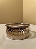 Vintage Metal Trinket Bowl