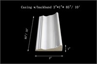 (252) LF Solid Wood Casing with Backband