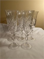 Crystal Wine Glasses Set Of 8