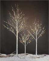 3 Pack of Birch Tree,Warm White