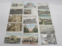 OVER 40 ASSORTED POST CARDS, 1909 & 1915:
