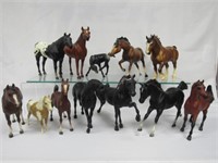 (12) BREYER PLASTIC HORSES: