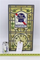 PABST BLUE RIBBON CLOCK WORKING CONDITION
