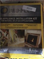 Pro appliance gas installation kit