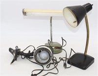 (3) DESK LAMPS