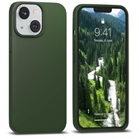 SOFT SILICONE CASE FOR IPHONE 13 MINI CASE GREEN