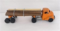 Hubley 505 Ford F6 Logging Truck Toy