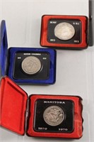 Canadian $1 Coins Dated 1973,1971,1970