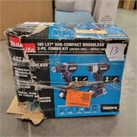 Makita 18v 2pc tool combo kit(box damage)
