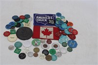 TOKENS, PINS, PATCHES, ETC