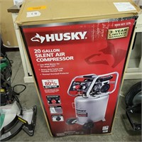 Husky 20gal silent air compressor(wheel damaged)