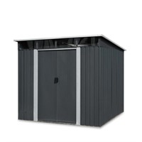 TMG 8'X9' Metal Pent Shed With Skylight