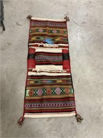 44x17 Native American Saddle Blanket