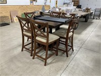 Table/Chairs 42x42 with 18 Inch Leaf PU ONLY