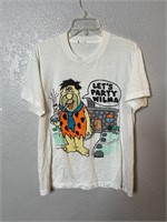 Vintage Stoner Fred Flintstone Party Shirt