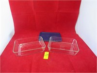 2 - 750ml Pyrex Dishes