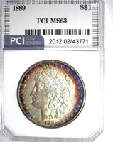 1889 Morgan PCI MS-63 Wonderful Color