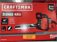 Craftsman 2 cycle 42cc chainsaw 16" 40.6cm