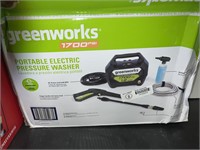 Green works 1700 PSI portable electric pressure