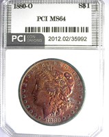 1880-O Morgan PCI MS-64 LISTS FOR $1800