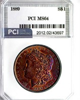 1889 Morgan PCI MS-64 Vibrant Color