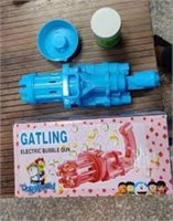 8-Hole Electric Bubbles Gun for Toddlers Toy