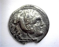 336-323 BC Macedon Alexander III VF AR Tetra