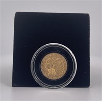 1911 Indian Head $2 1/2 Gold Coin