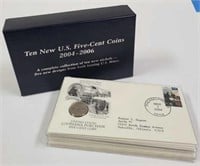 2004-06 Jefferson Nickel 1st Day Cover Collectior